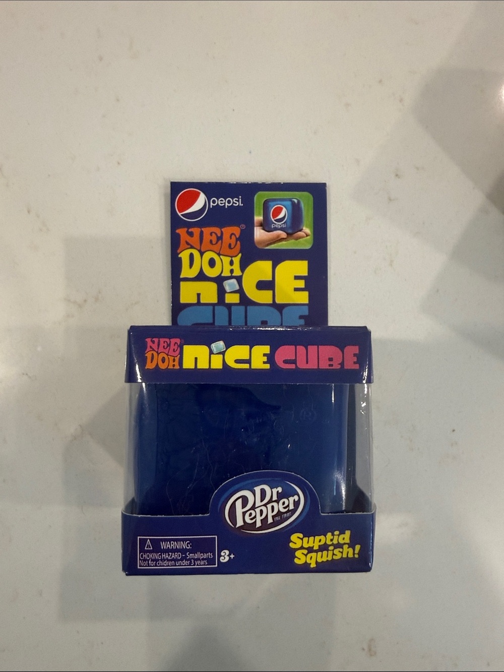 Pepsi  Nice Cube smusher toy - Blue